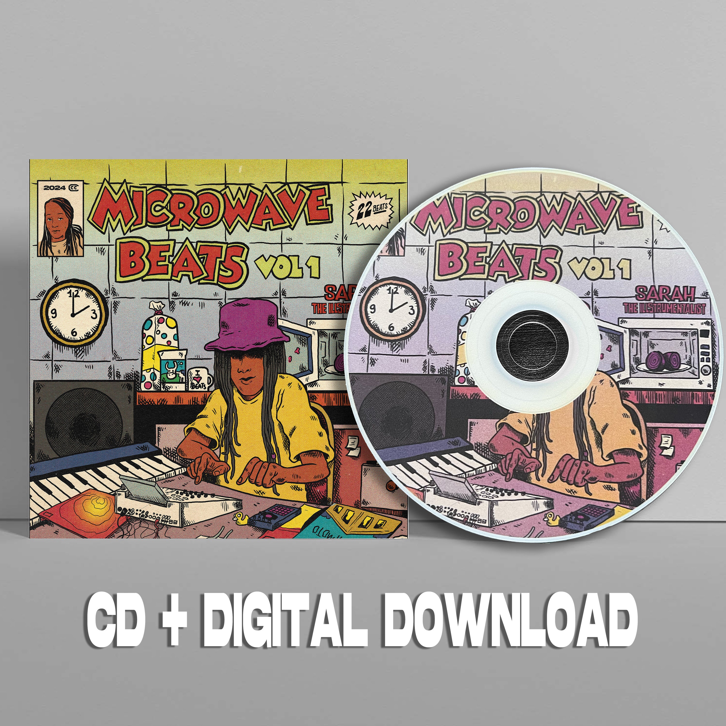 Microwave Beats Vol. 1 CD + Digital Download (LoFi Hip-Hop