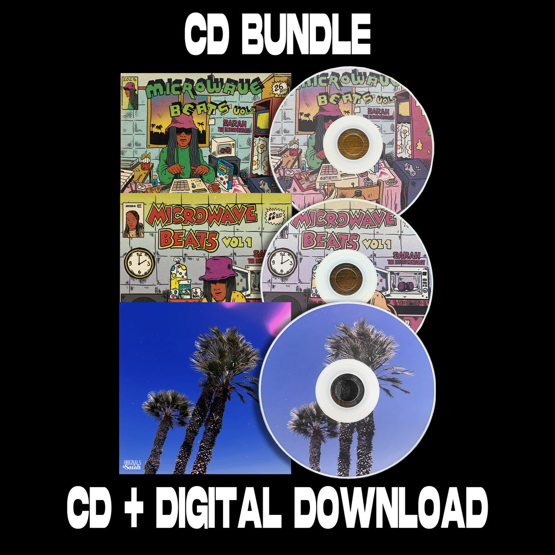 A Good Day in LA + Microwave Beats Vol. 1 & 2 CD Bundle + Digital Download (LoFi Hip-Hop) - Sarah, The Illstrumentalist