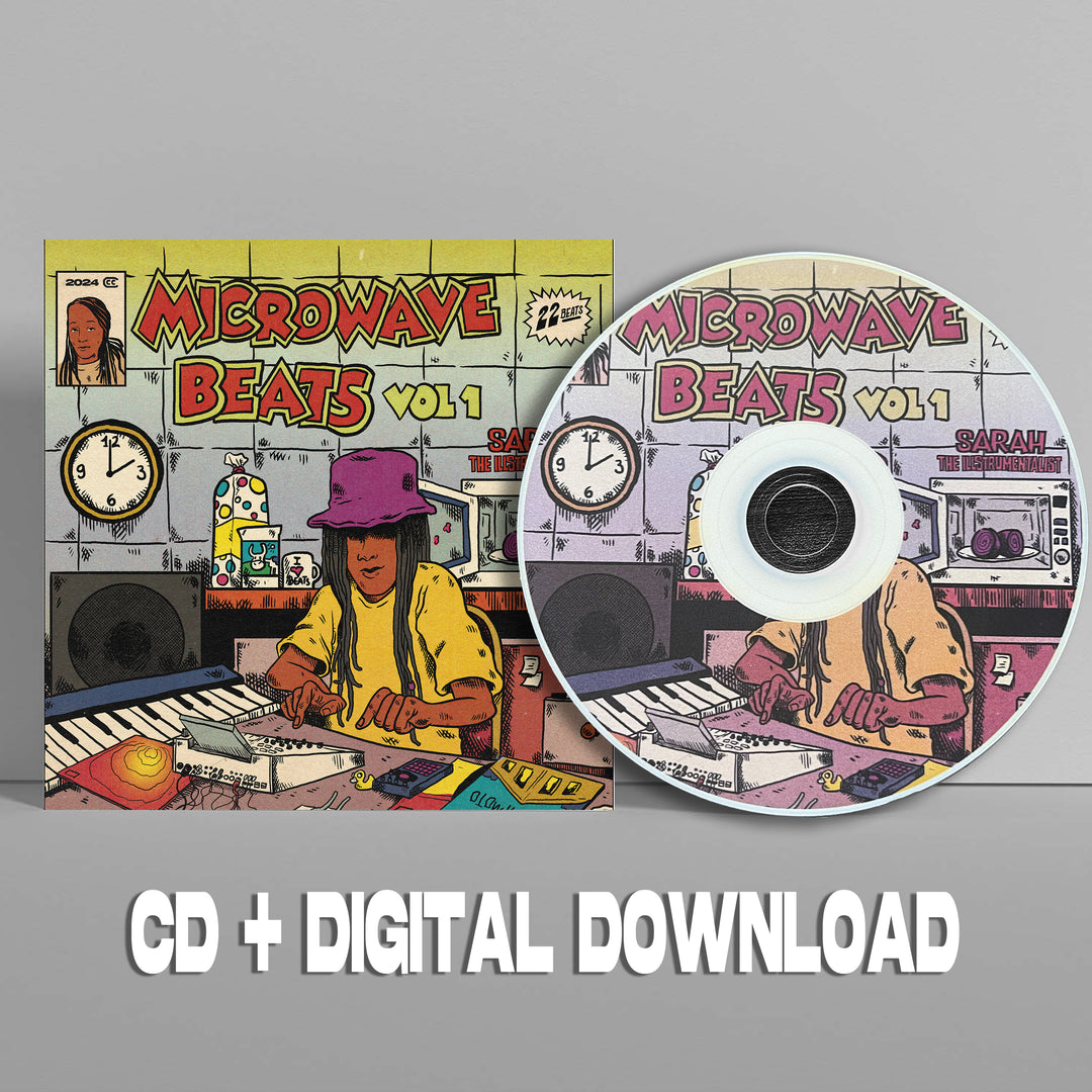 Microwave Beats Vol. 1 CD + Digital Download (LoFi Hip-Hop) - Sarah, The Illstrumentalist