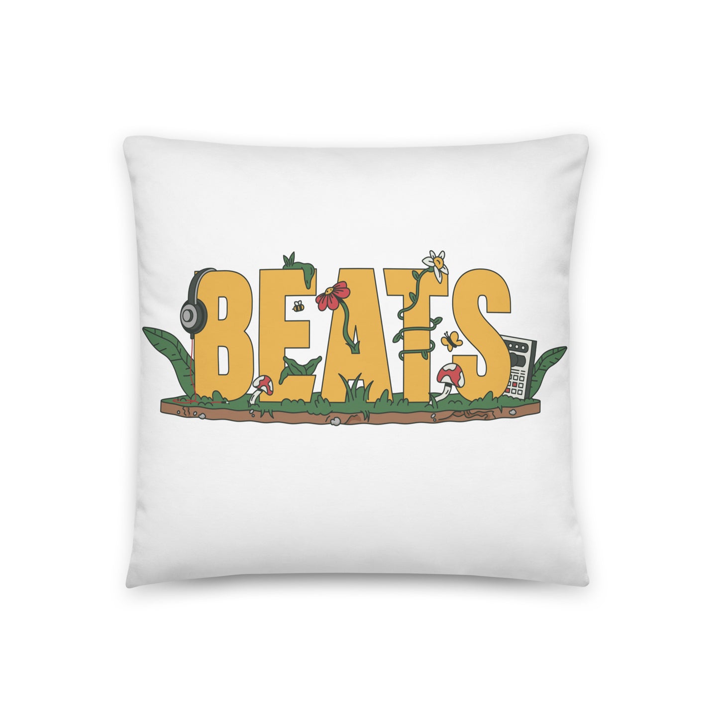"Beats" x "No Quantize" Pillow