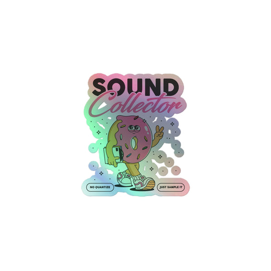 Sound Collector Holographic sticker