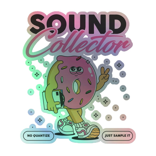 Sound Collector Holographic sticker