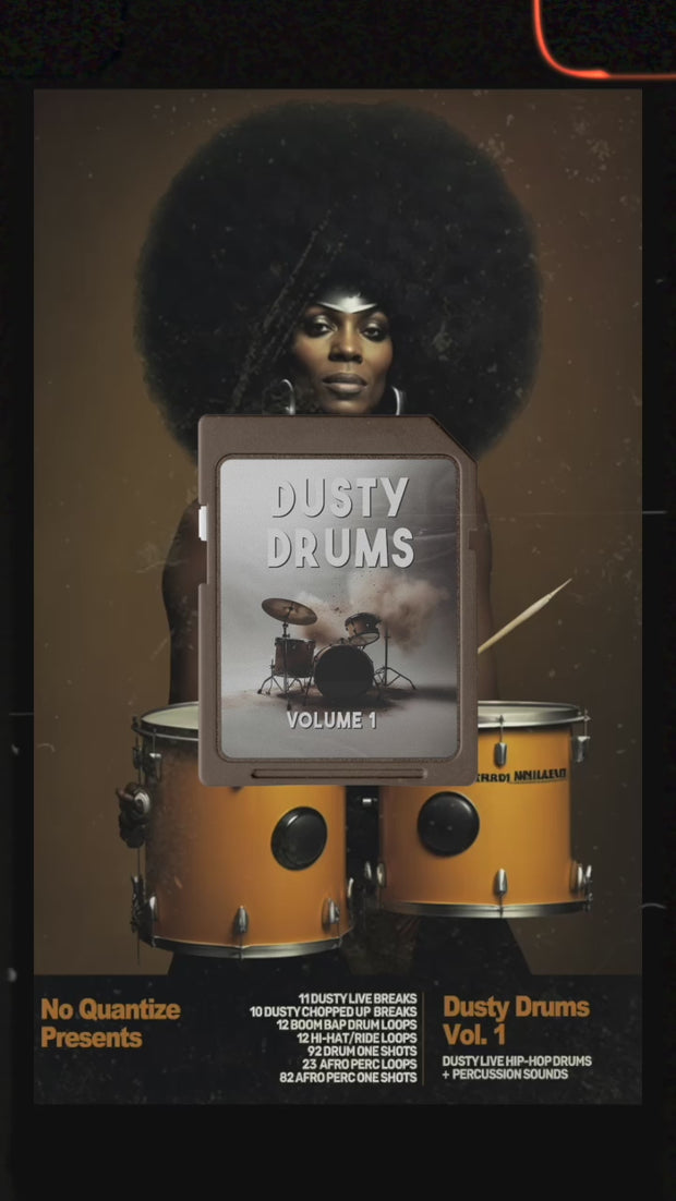 Dusty Drums Vol. 1 | 200+ Hard Hitting Drum Sounds in WAV format