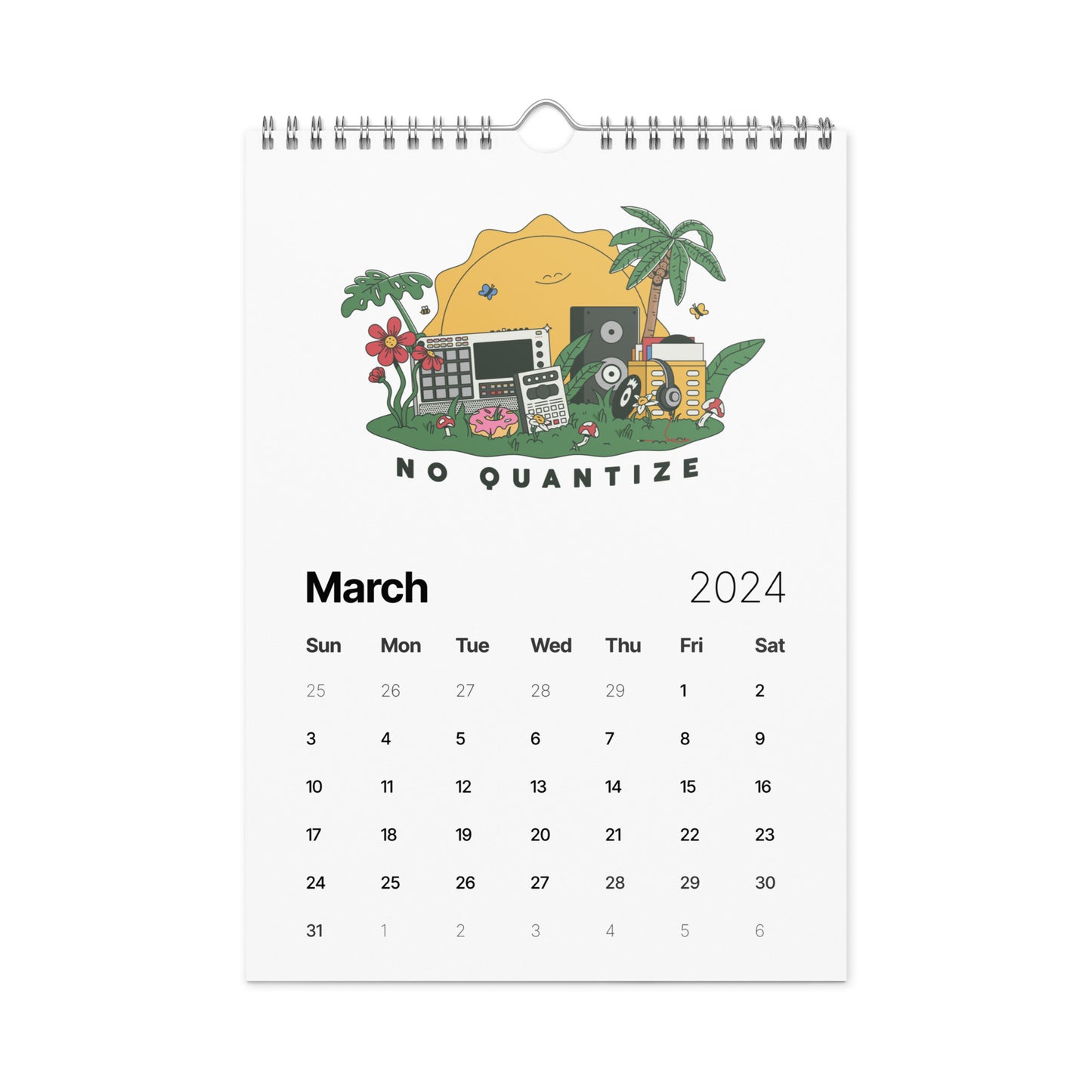 No Quantize Calendar (2024)
